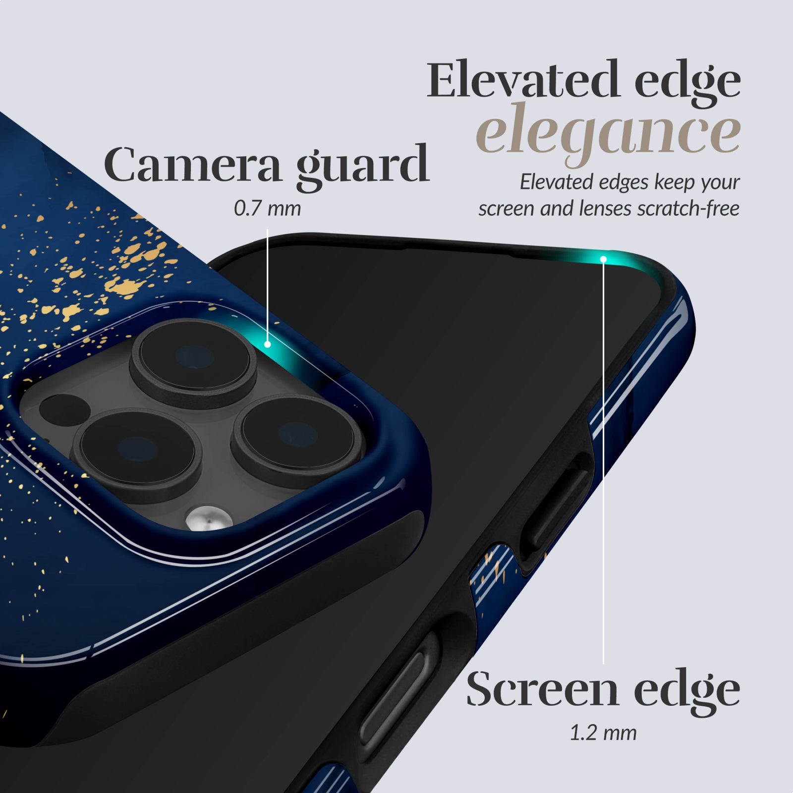 MIO Midnight Sparkle Magsafe Compatible for iPhone 15 Pro