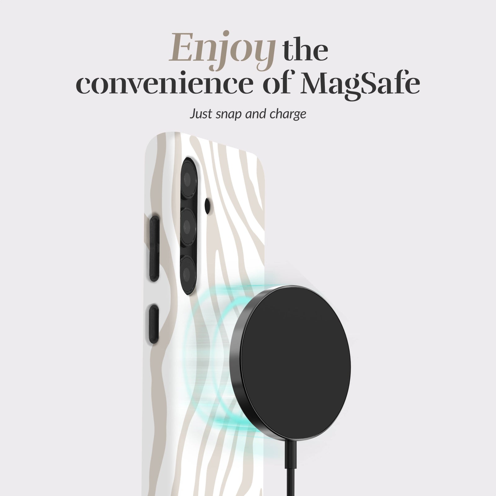 MIO Sandy Zebra Magsafe Compatible for Samsung A55 5G