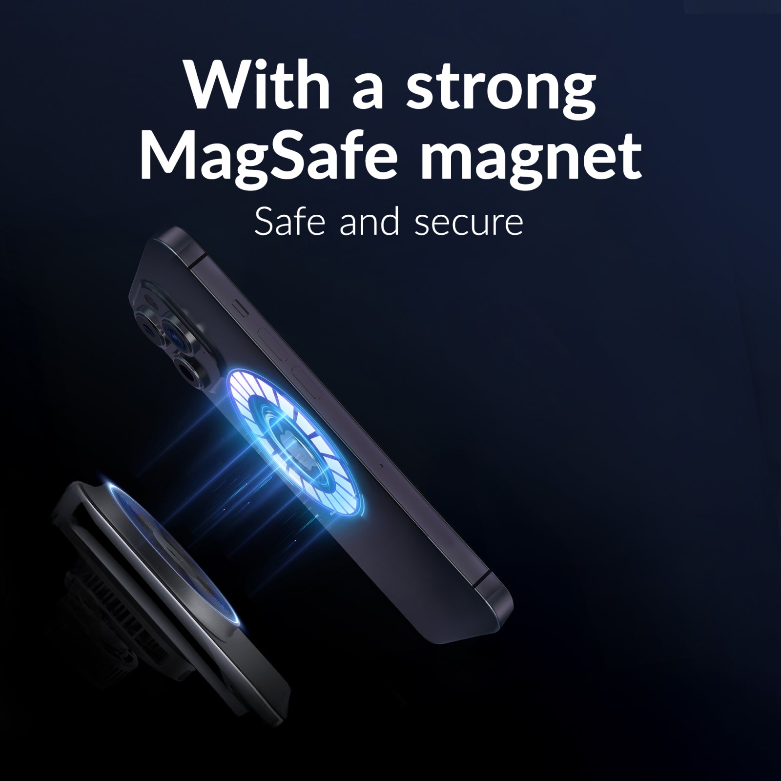 Mobilize MagSafe Compatible Car Charger for Phone and Watch 18W Black