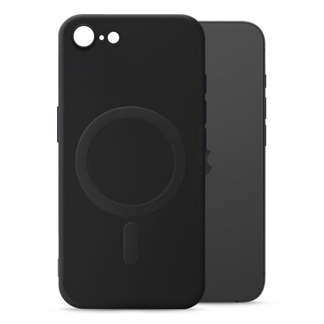 My Style Protective Flex MagSafe kompatible Hülle für Apple iPhone 7/8/SE (2020/2022) Schwarz