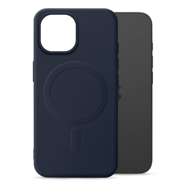 My Style Protective Flex Magsafe Compatible Case for Apple iPhone 13/14/15 Midnight Blue