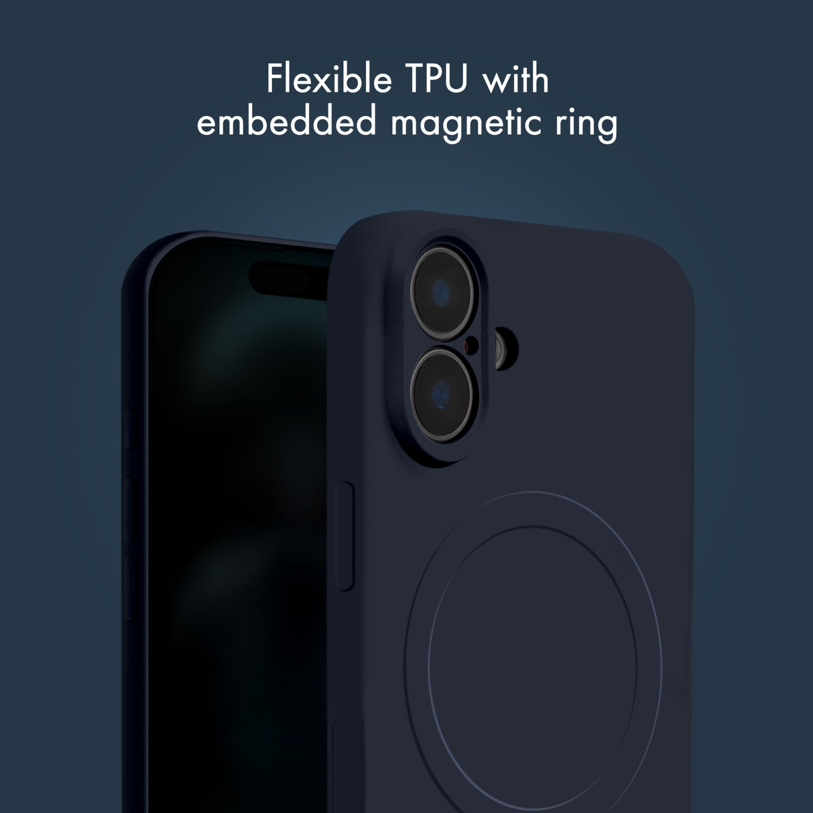 My Style Protective Flex Magsafe Compatible Case for Apple iPhone 16 Pro Midnight Blue