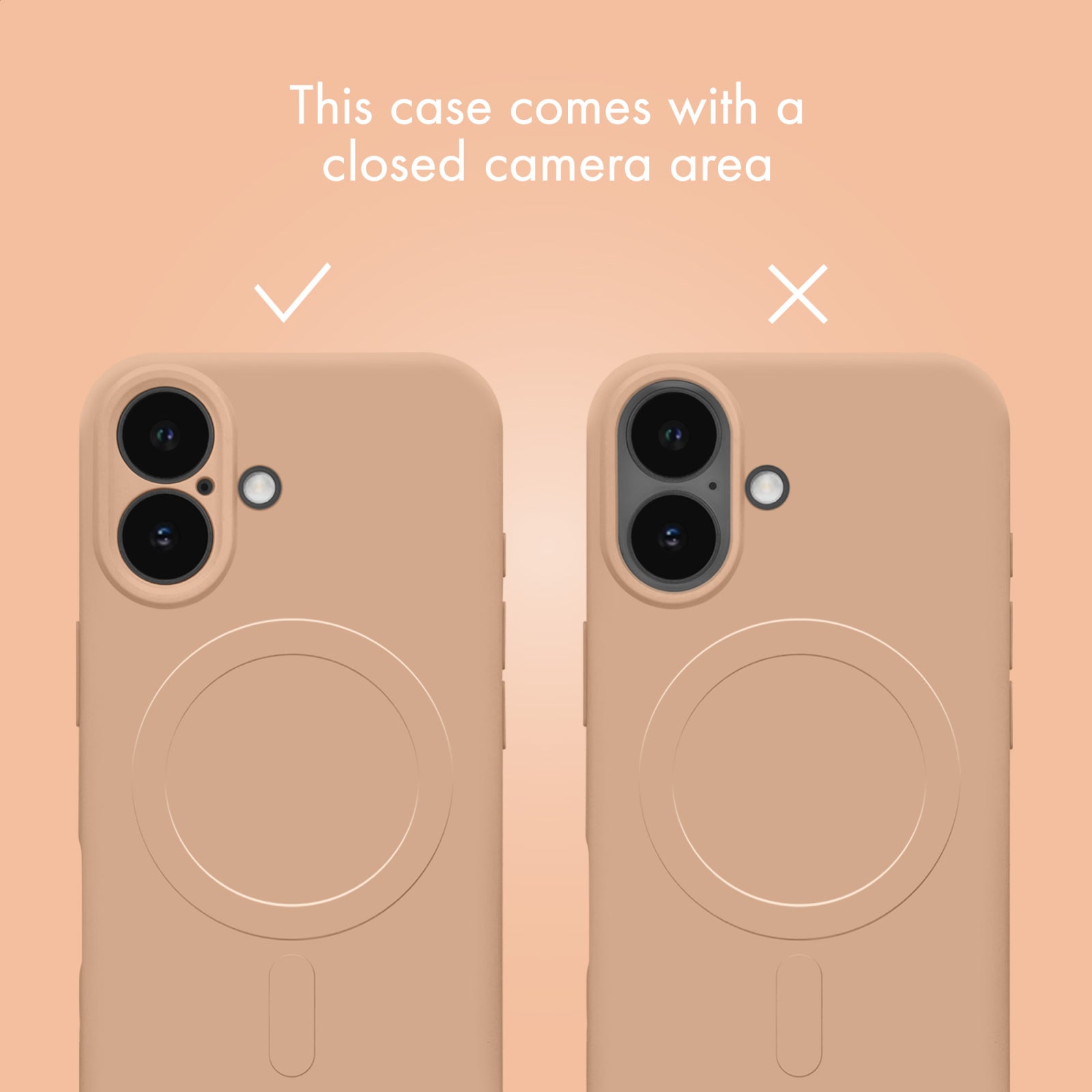 My Style Protective Flex Magsafe Compatible Case for Apple iPhone 7/8/SE (2020/2022) Soft Pink