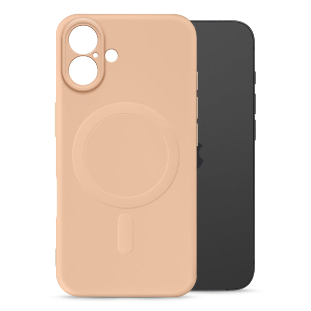 Coque My Style Protective Flex compatible MagSafe pour Apple iPhone 16 Plus Rose tendre
