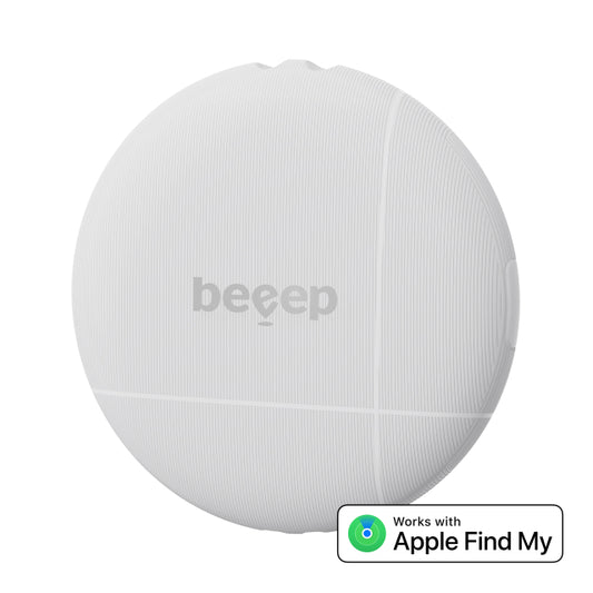 Beeep BeTag Find My Tracker White & Keychain White - 1er Pack