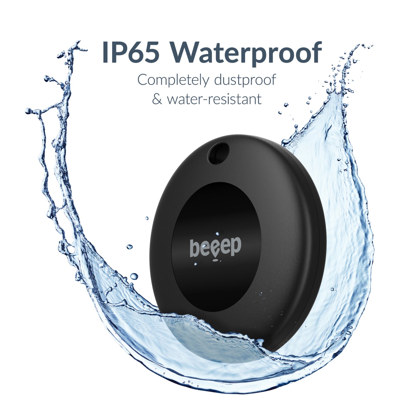 Beeep BeTag Android Tracker Black & Keychain Black - 3 pack