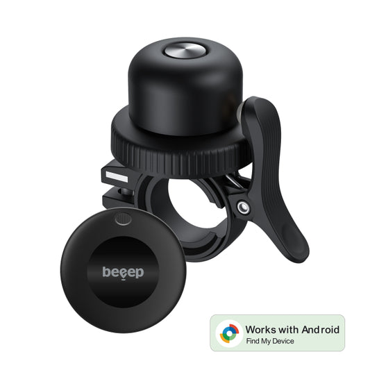 Beeep BeTag Android Tracker Schwarz & Fahrradklingel