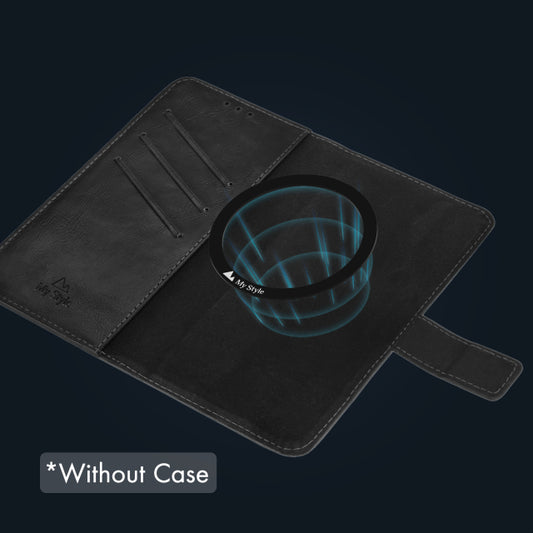My Style Universal MagSafe Compatible Wallet - Black 6.3" (Without Case)