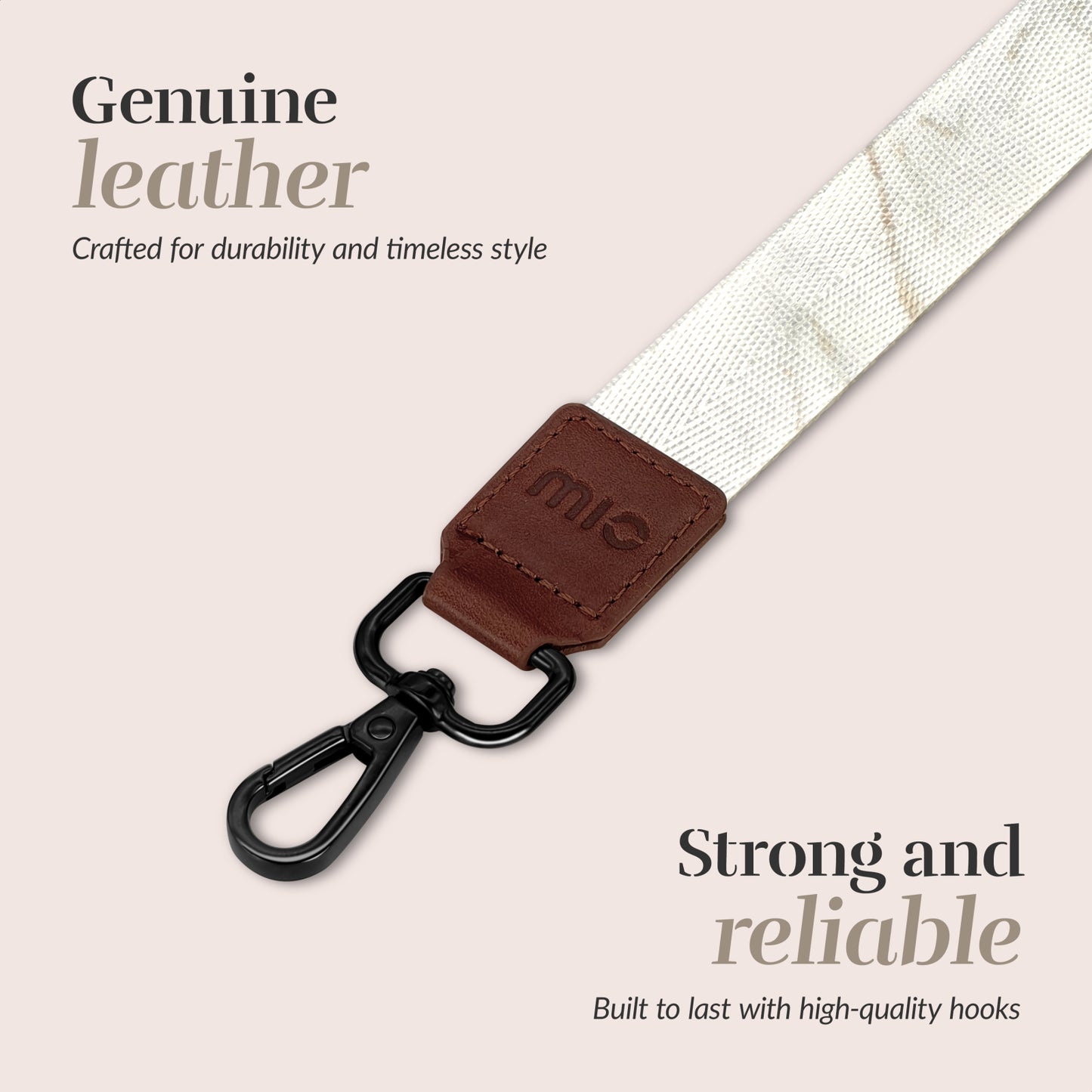 MIO Lanyard White Marble