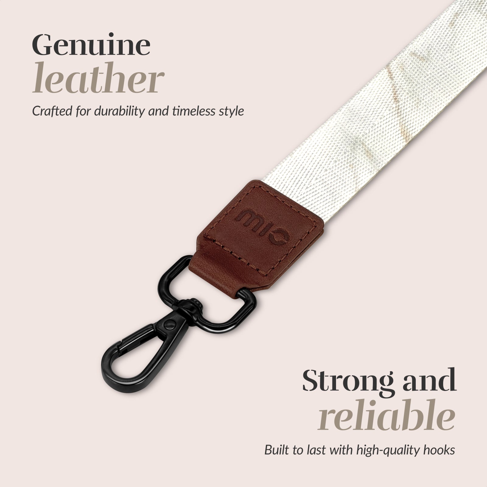MIO Lanyard White Marble