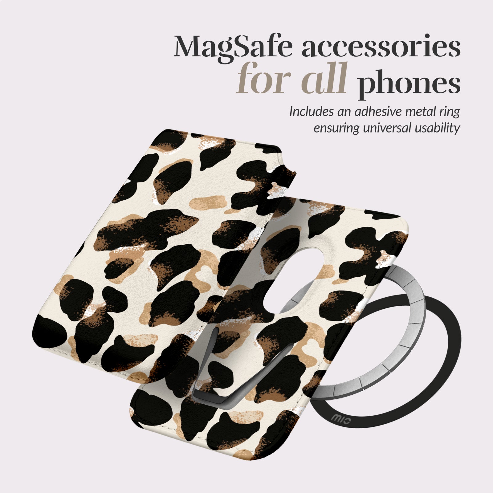 MIO Leopard Magsafe Compatible Card Holder
