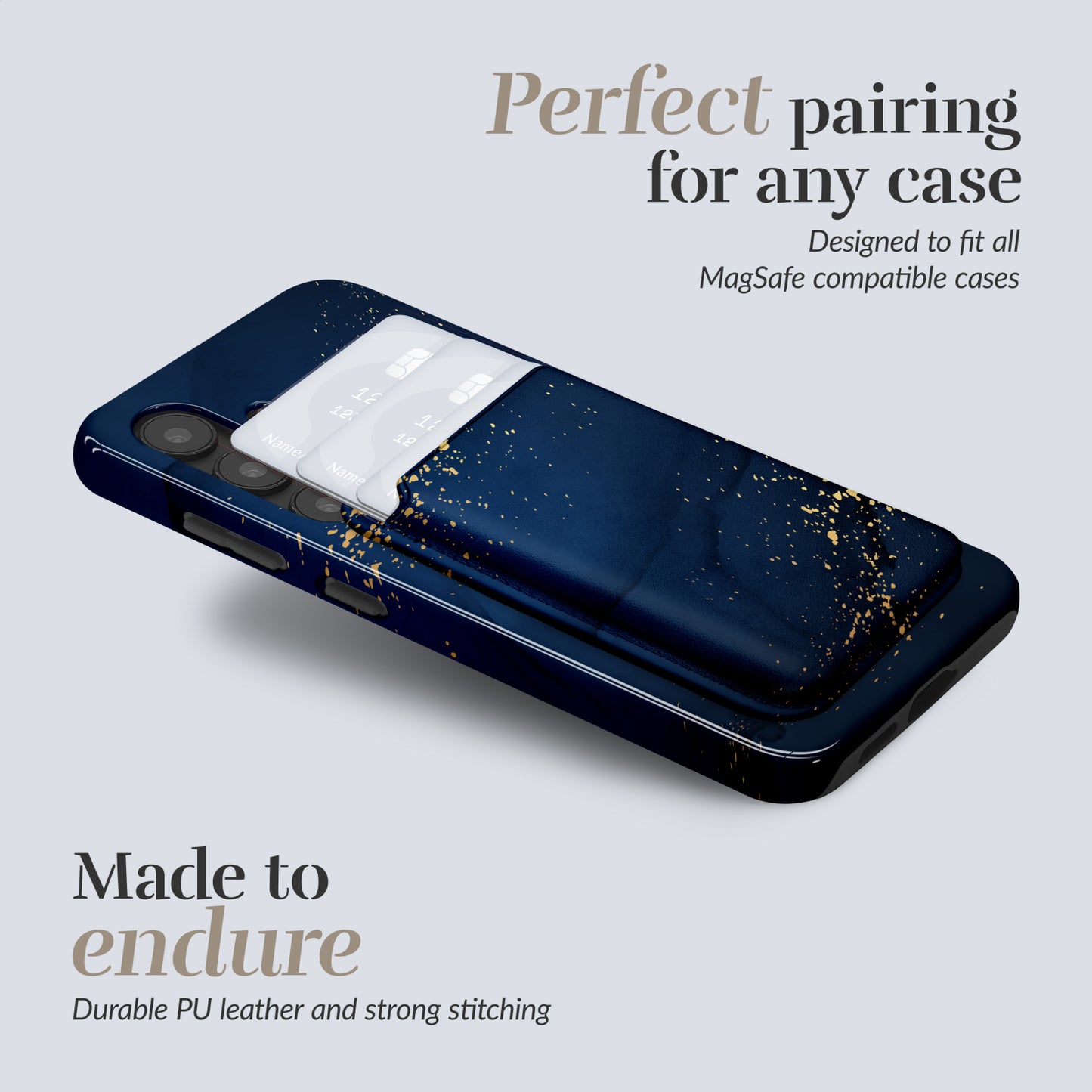 MIO Midnight Sparkle Magsafe Compatible Card Holder