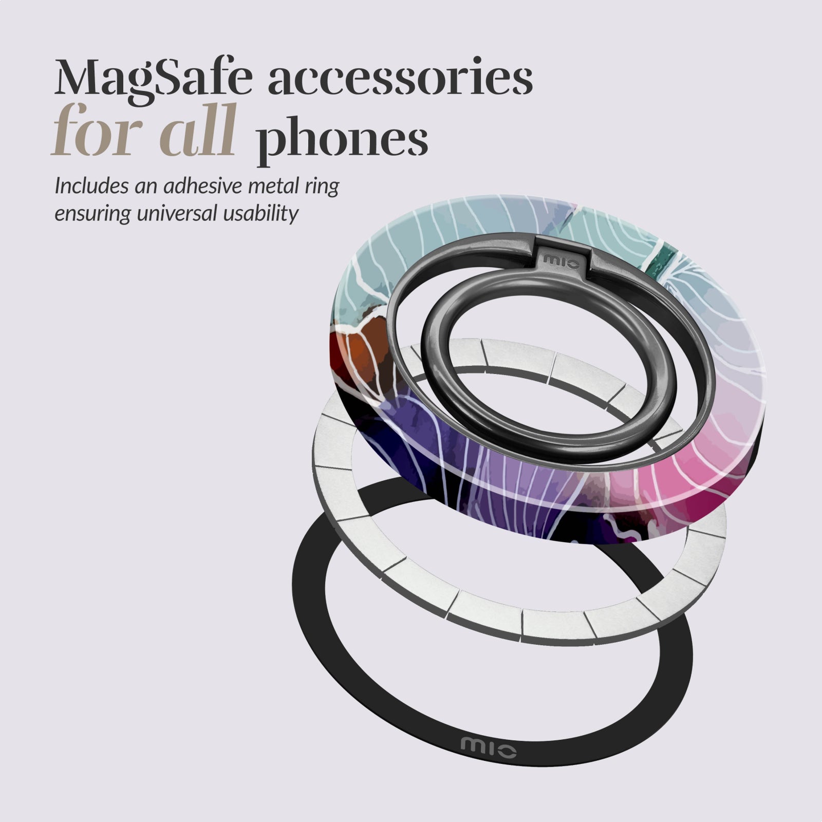 MIO Flowers MagSafe Compatible Ring Holder