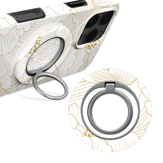Support Anneau Compatible MagSafe MIO White Roses