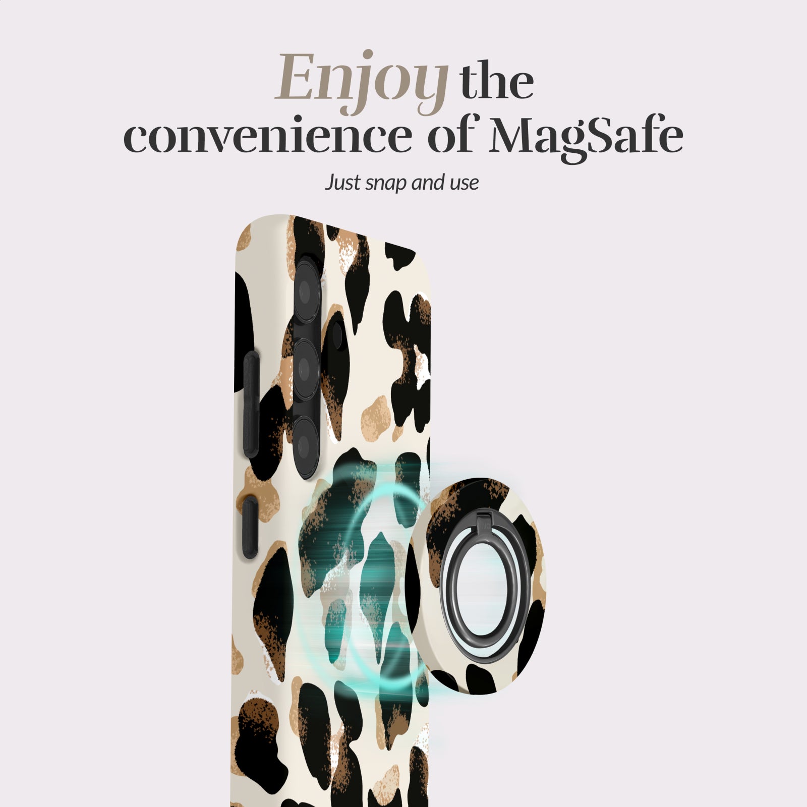 MIO Leopard MagSafe Compatible Ring Holder