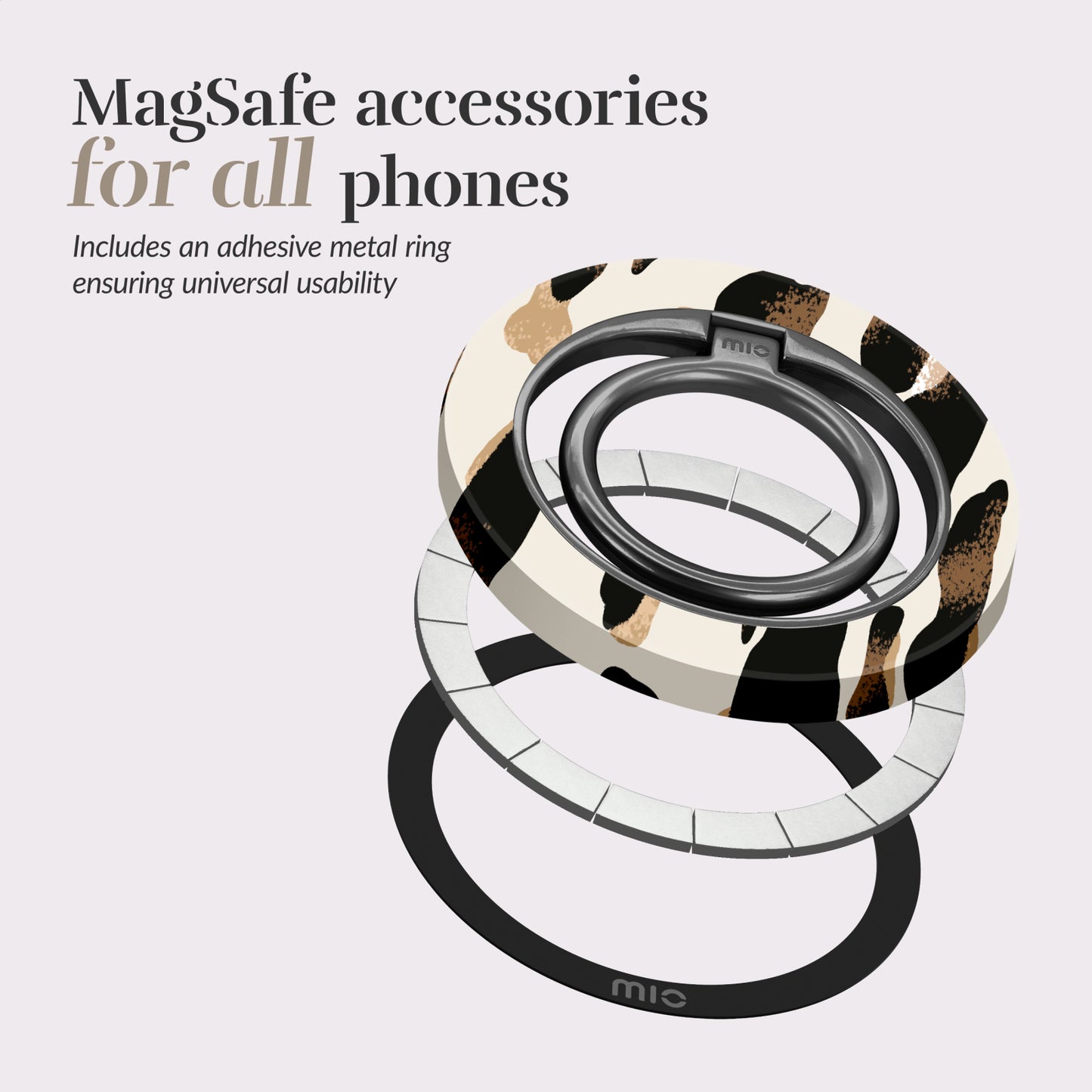 MIO Leopard MagSafe Compatible Ring Holder