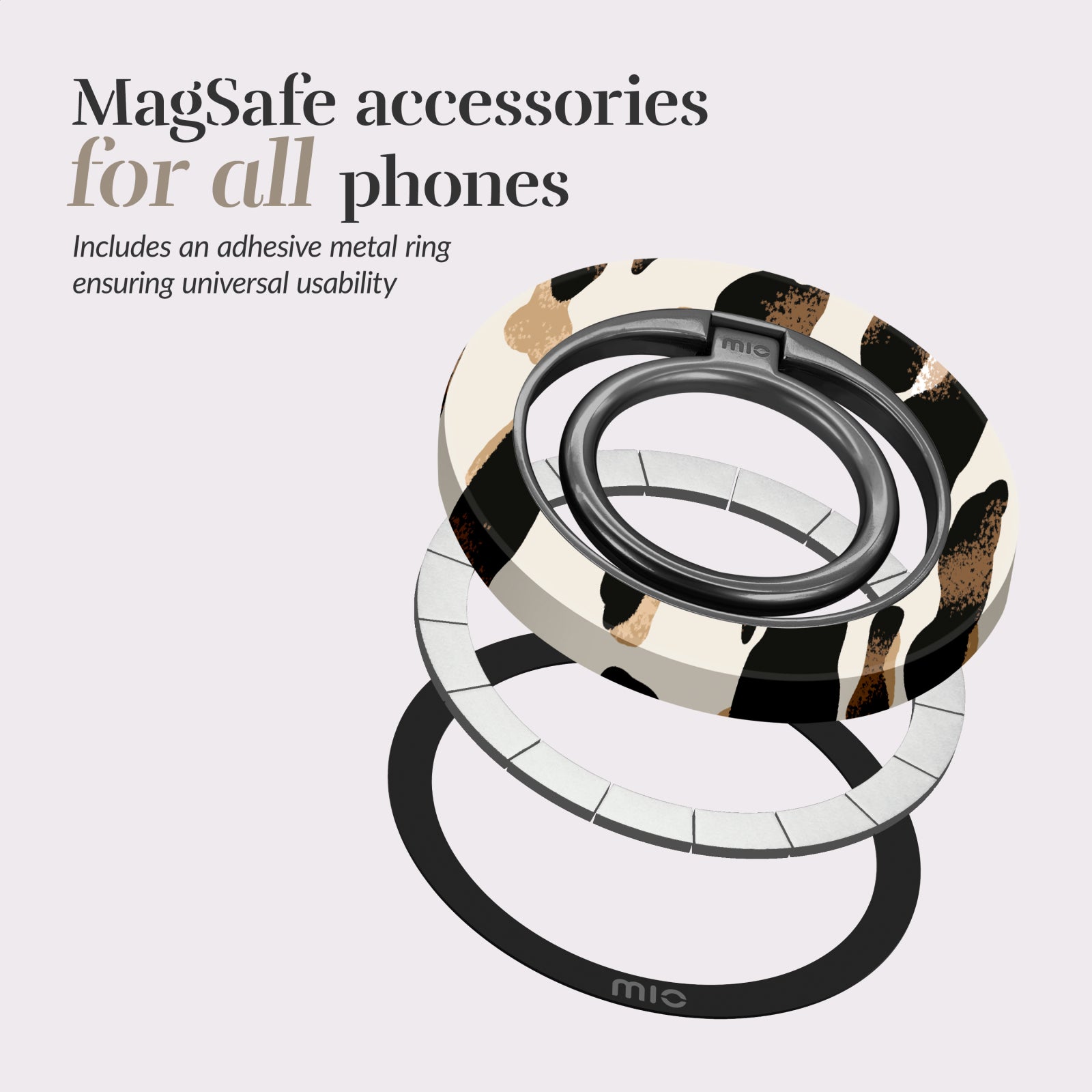 MIO Leopard MagSafe Compatible Ring Holder
