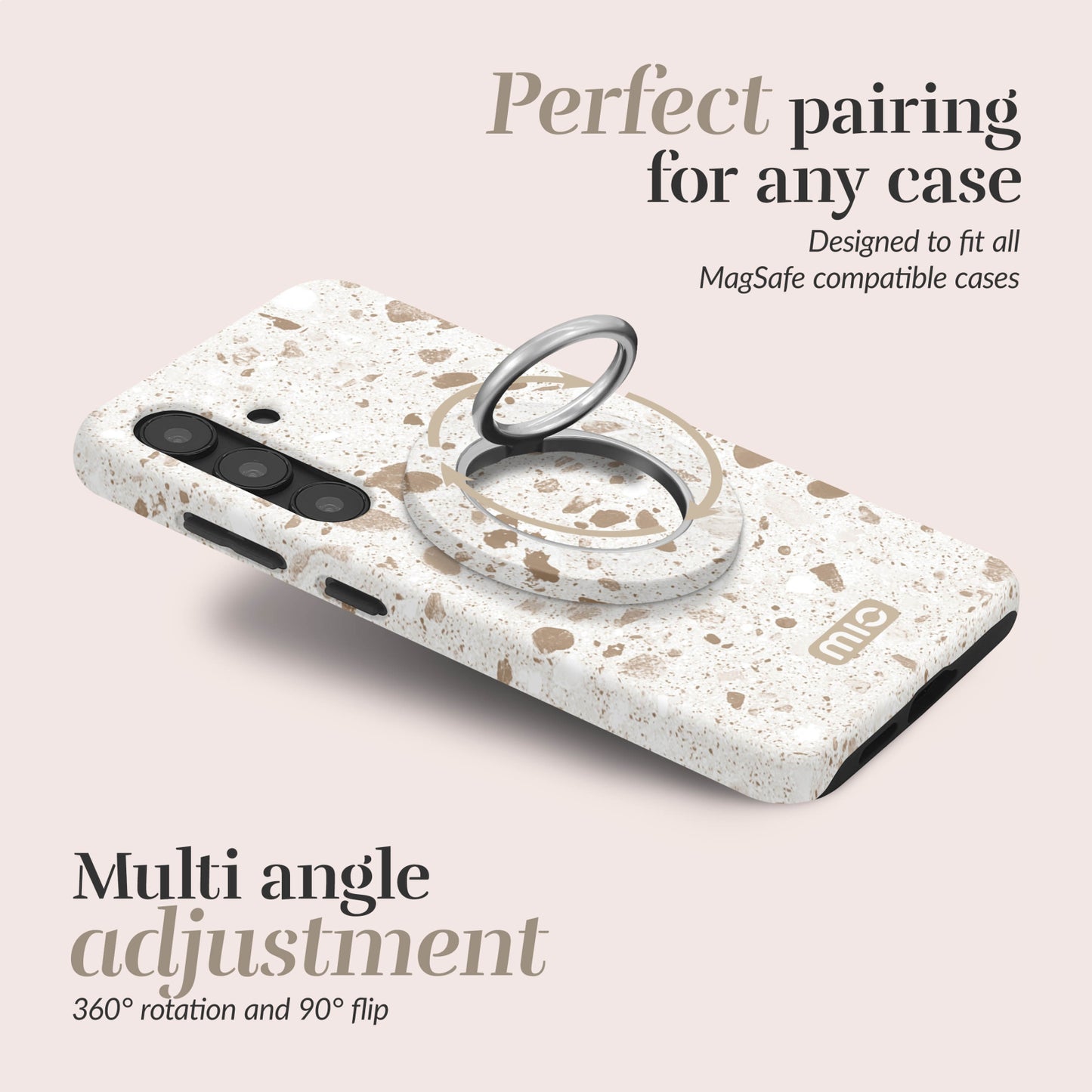 MIO Soft Terrazzo MagSafe Compatible Ring Holder