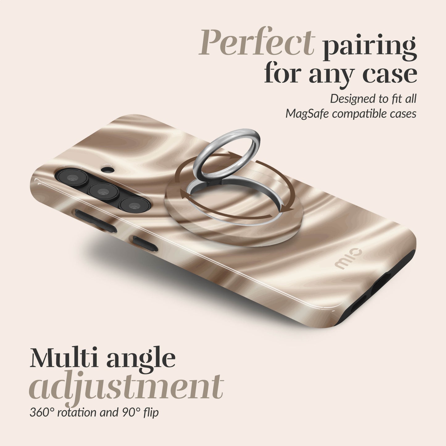 MIO Silky Dreams MagSafe Compatible Ring Holder