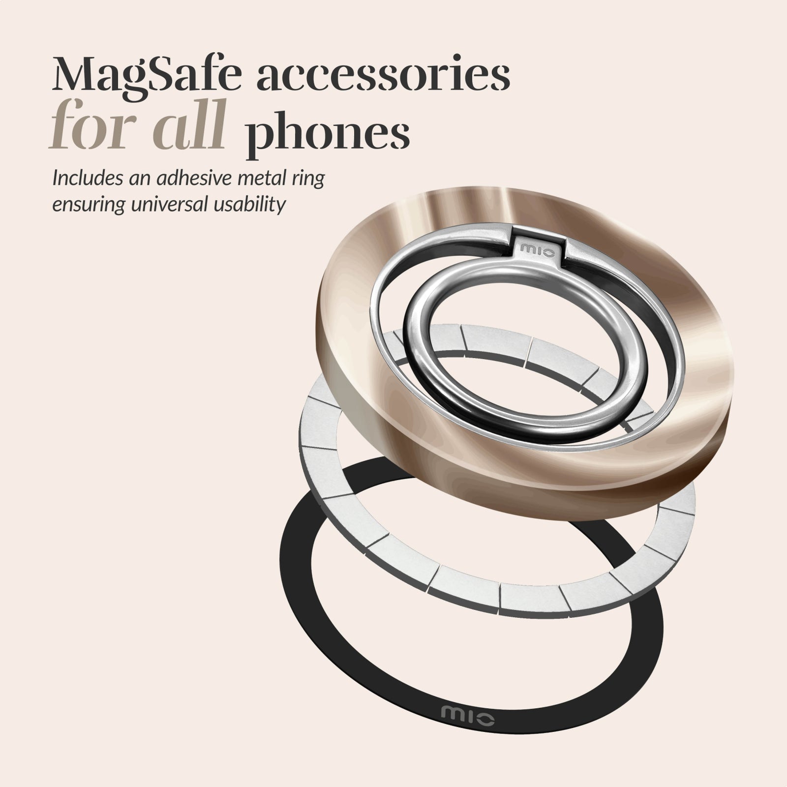 MIO Silky Dreams MagSafe Compatible Ring Holder