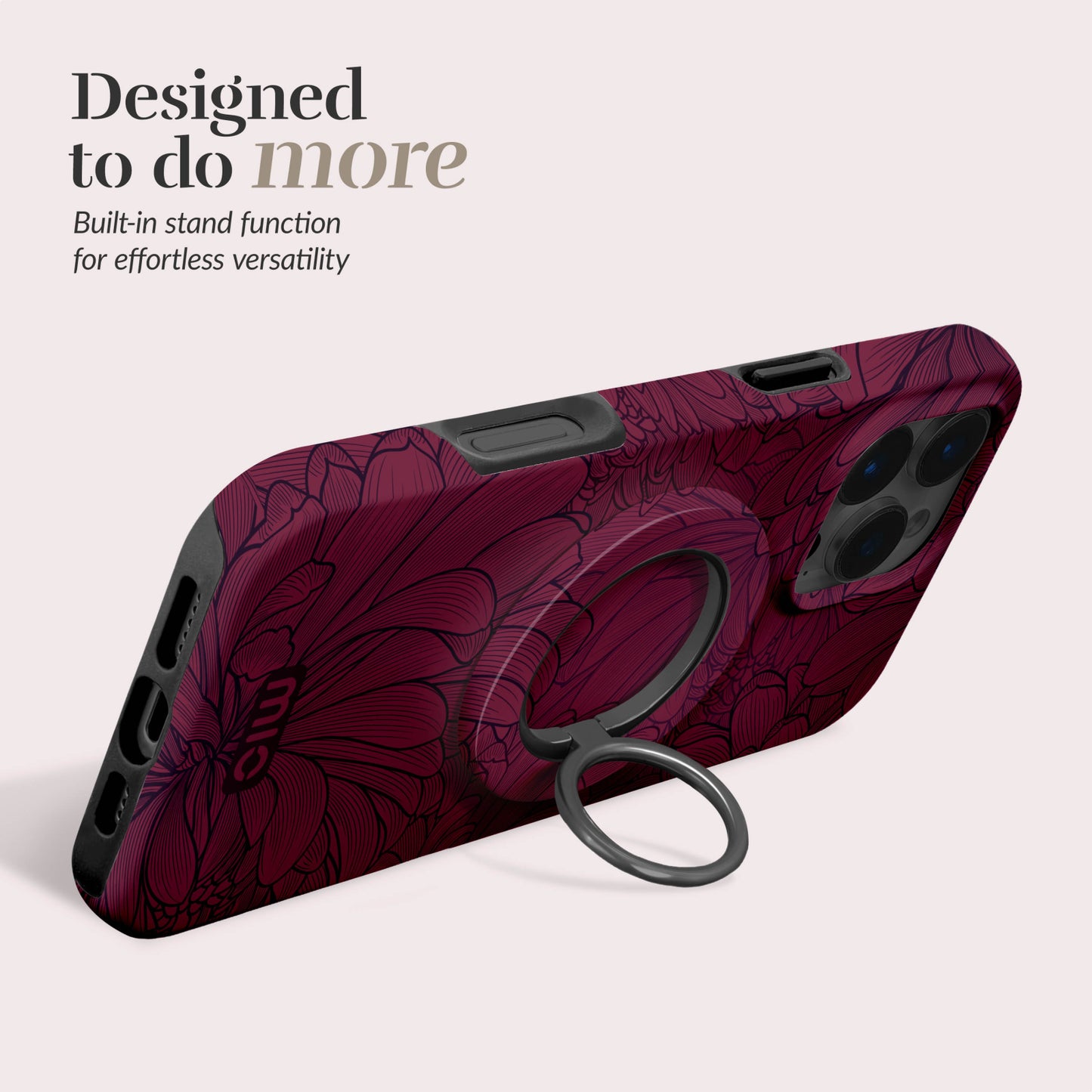 MIO Berry Blooms MagSafe Compatible Ring Holder