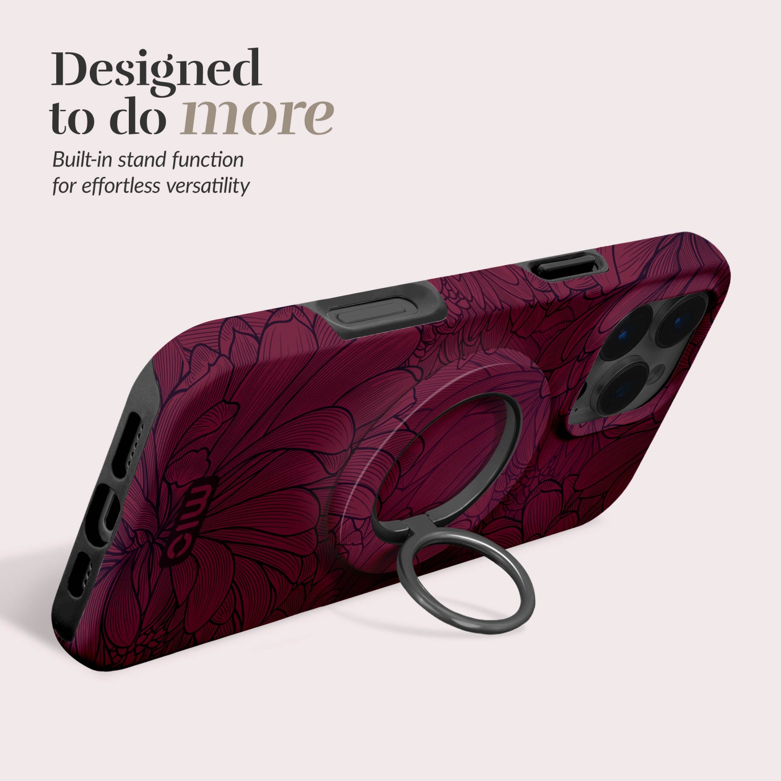 MIO Berry Blooms MagSafe Compatible Ring Holder