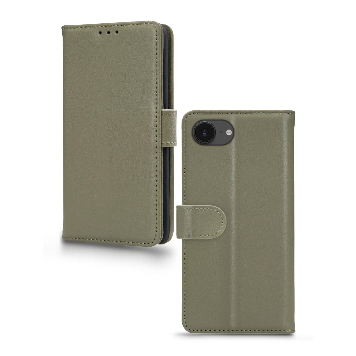 Mobilize Premium Gelly Wallet Book Case Apple iPhone 16e/17e Green