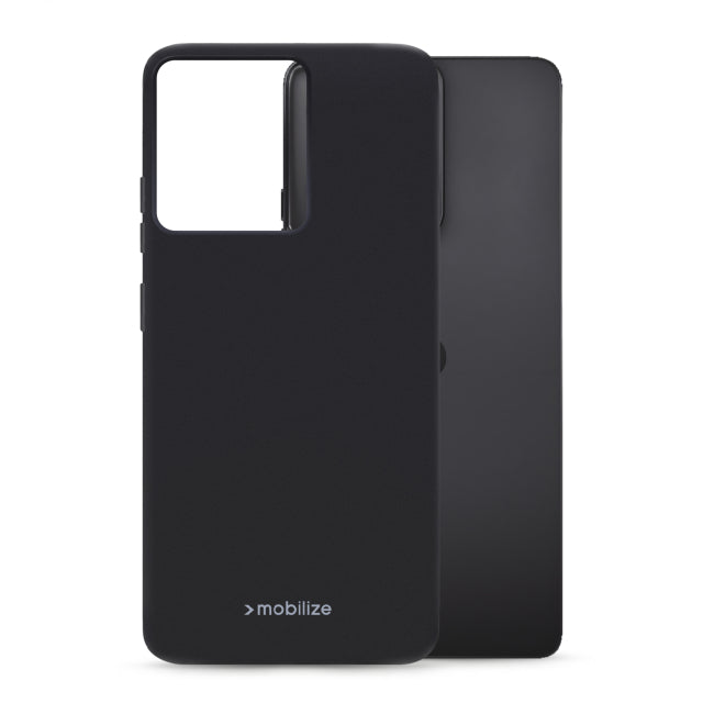Mobilize Rubber Gelly Case Motorola Moto G75 5G Mattschwarz