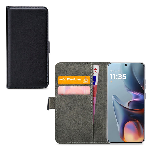 Mobilize Classic Gelly Wallet Book Case Motorola Moto E15/G05 Schwarz