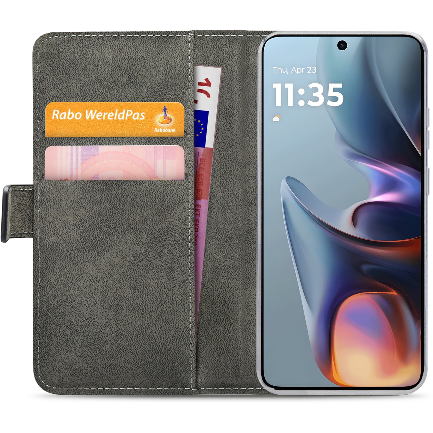 Mobilize Classic Gelly Wallet Book Case Motorola Moto E15/G05 Black