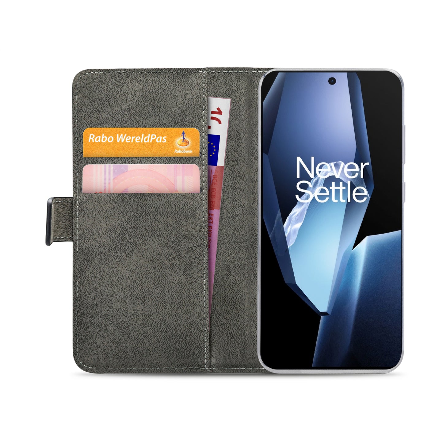 Mobilize Classic Gelly Wallet Book Case OnePlus 13R Black