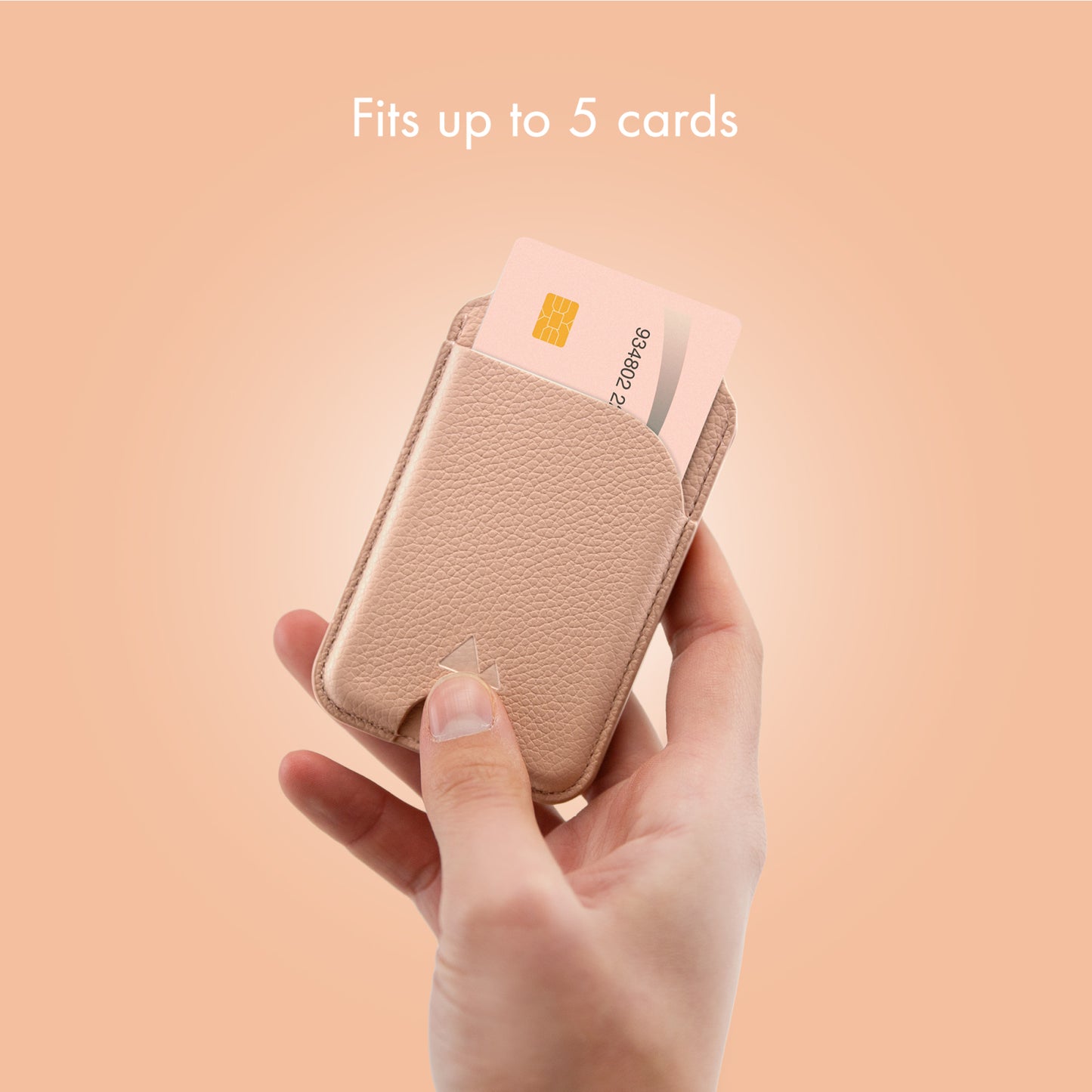 My Style MagSafe Compatible Magnet Card Holder with Stand Function Soft Pink