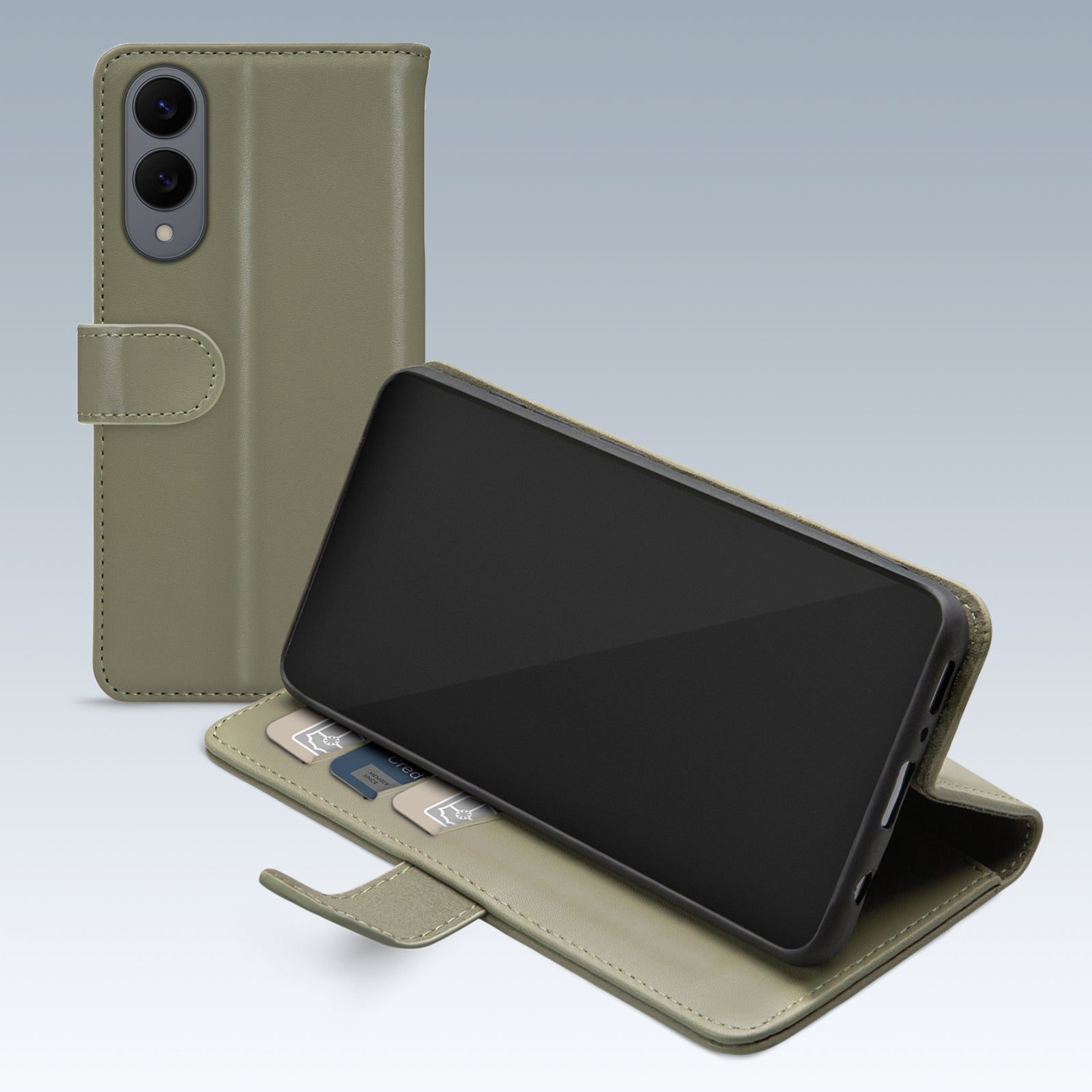 Mobilize Premium Gelly Wallet Book Case Samsung Galaxy S25 Edge 5G Green