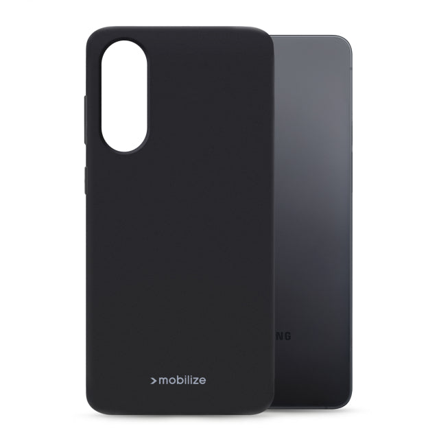 Mobilize Rubber Gelly Case Samsung Galaxy S25 Edge 5G Matt Schwarz