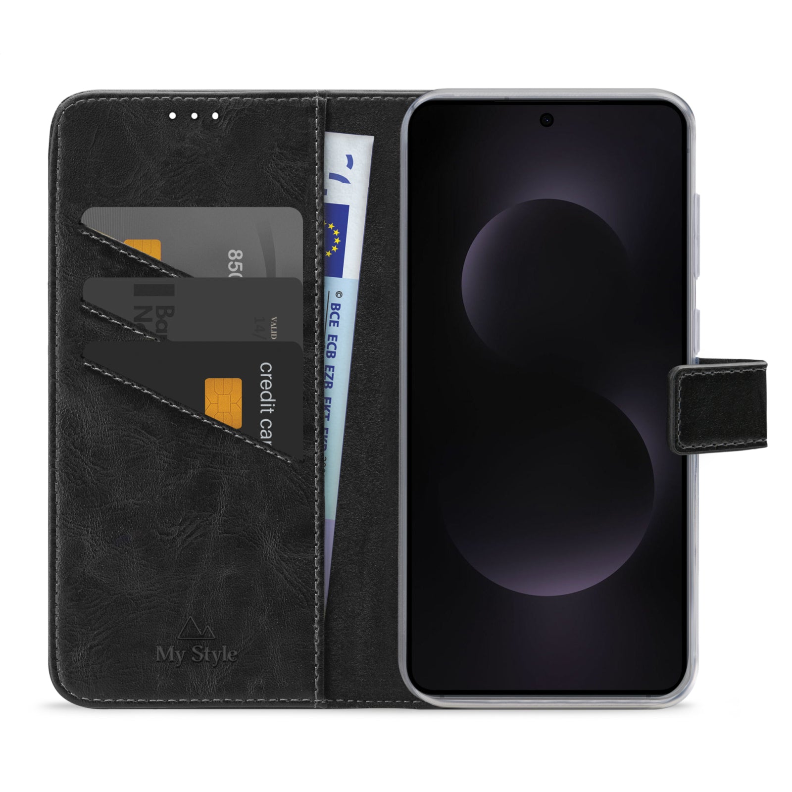 My Style Flex Wallet for Samsung Galaxy S25 Edge 5G Black