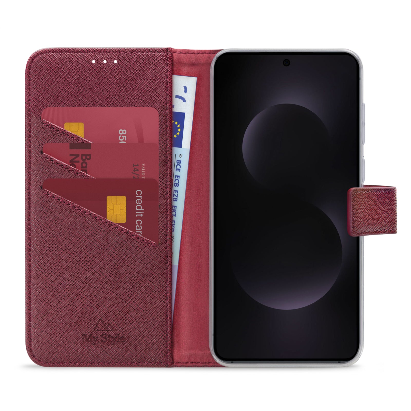 My Style Flex Wallet for Samsung Galaxy S25 Edge 5G Bordeaux