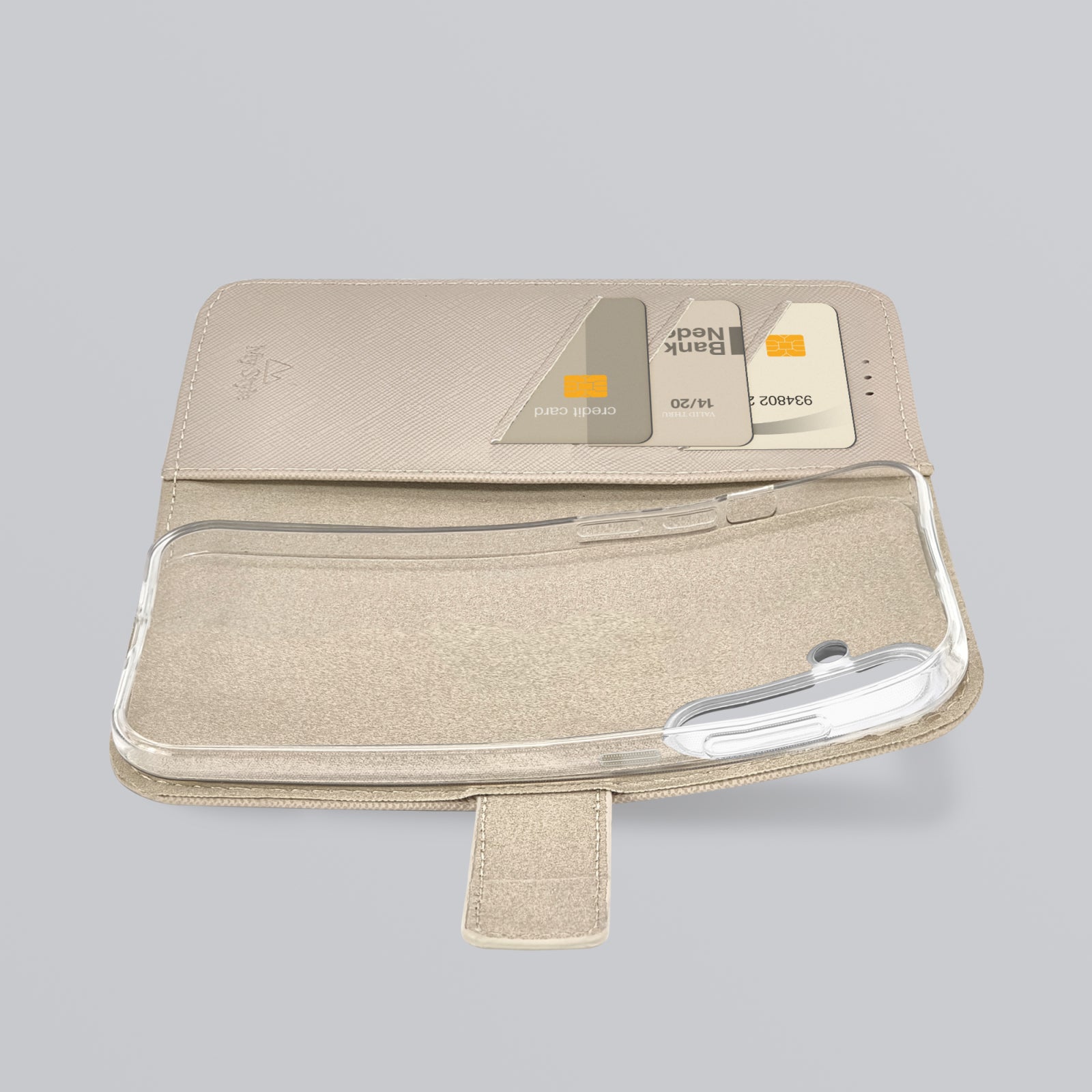 My Style Flex Wallet for Samsung Galaxy S25 Edge 5G Warm Taupe