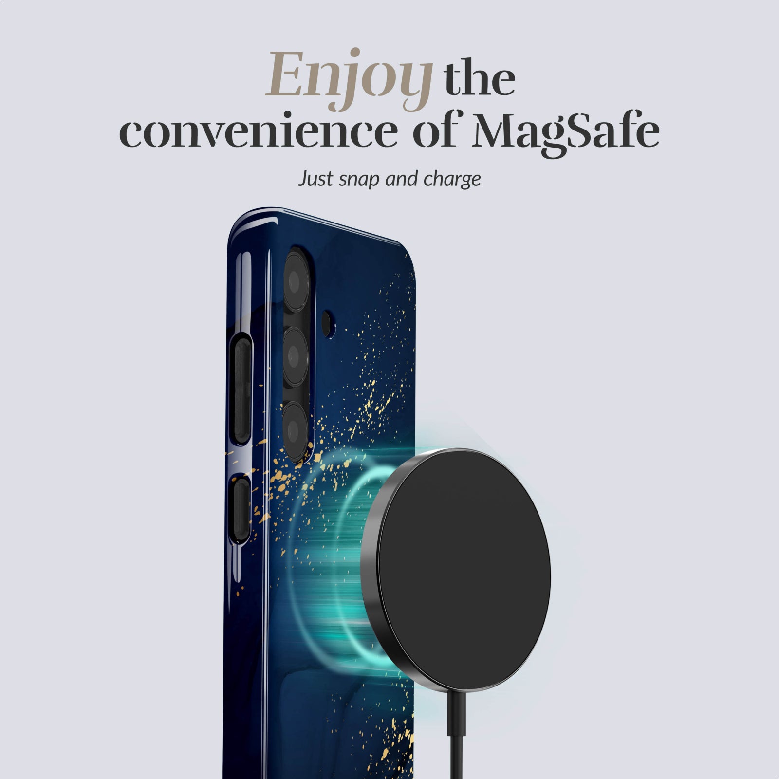 MIO Midnight Sparkle Magsafe Compatible for Samsung S25 Edge 5G