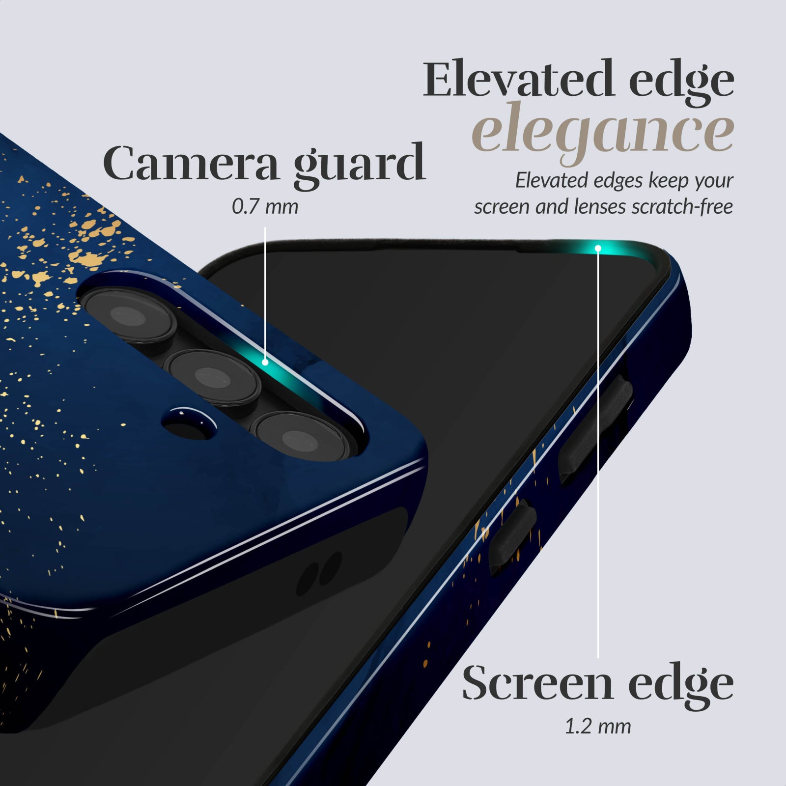 MIO Midnight Sparkle Magsafe Compatible for Samsung S25 Edge 5G