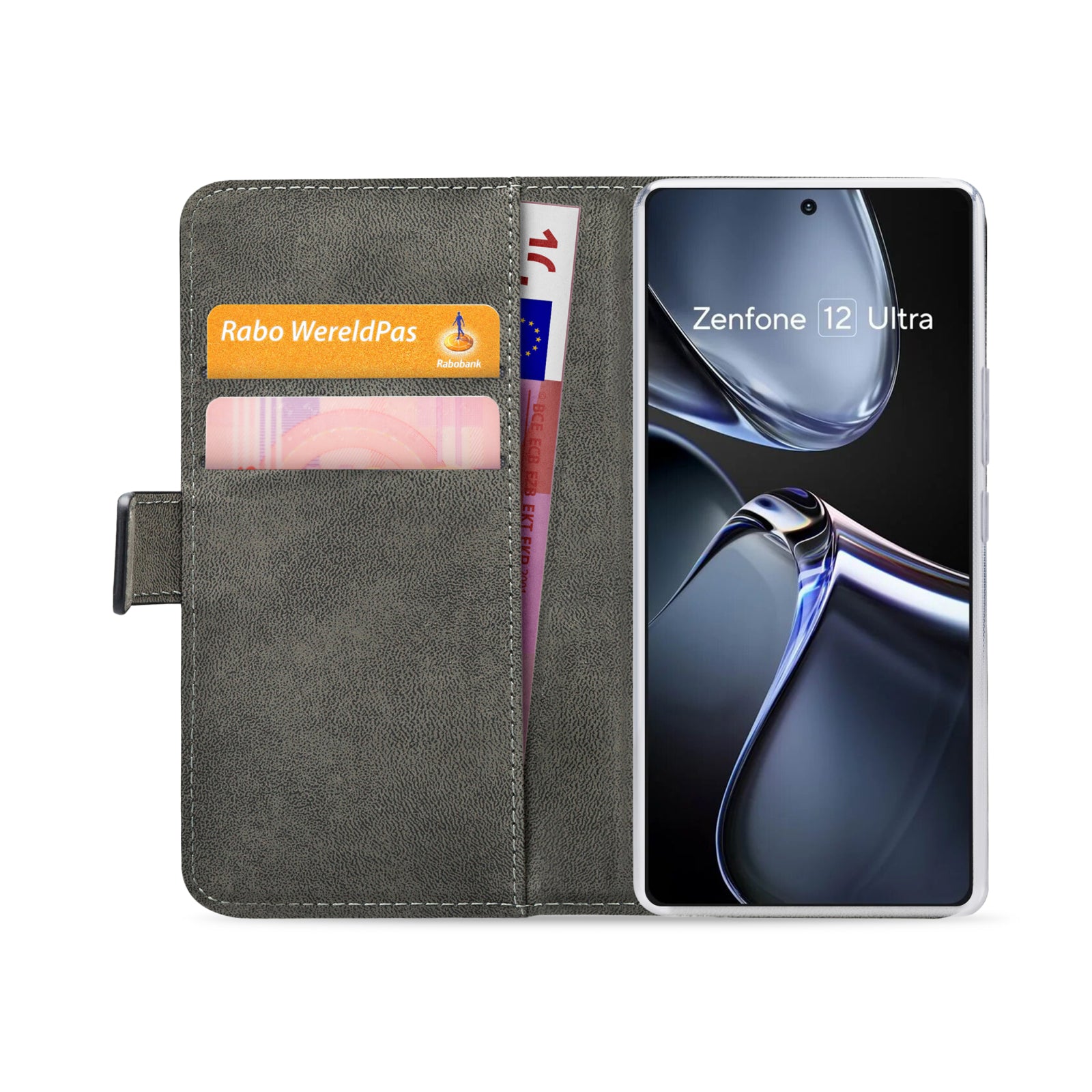 Mobilize Classic Gelly Wallet Book Case ASUS Zenfone 12 Ultra Black