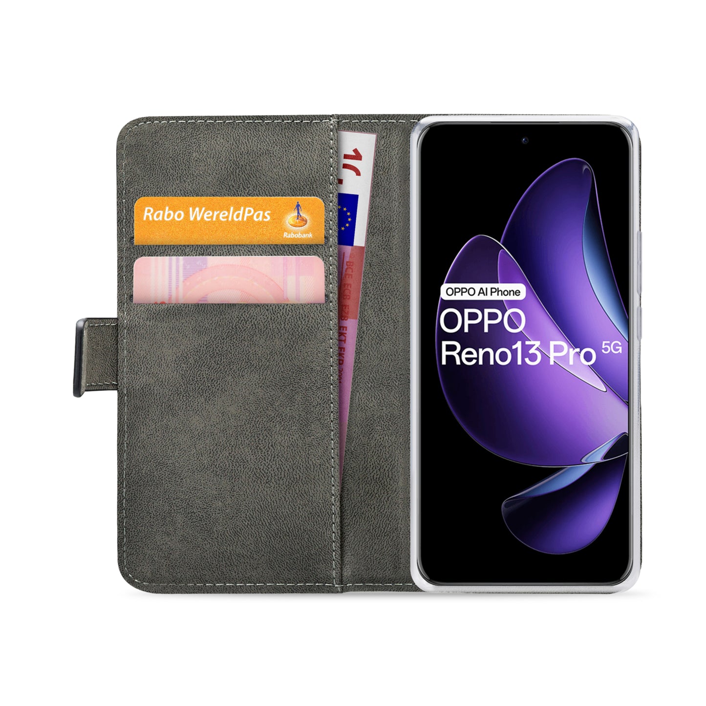 Mobilize Classic Gelly Wallet Book Case OPPO Reno13 Pro 5G Black
