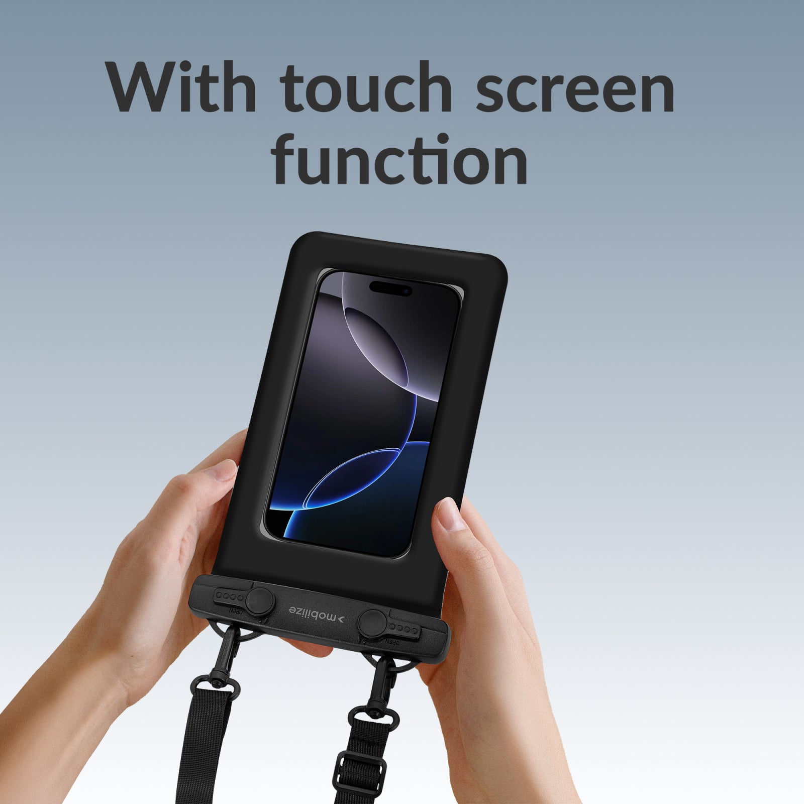 Mobilize Universal Waterproof Floating Bag IP68 incl. Lanyard Black