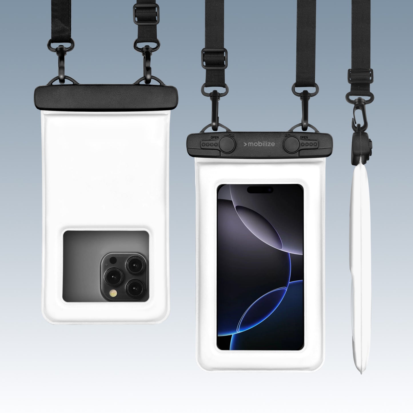 Mobilize Universal Waterproof Floating Bag IP68 incl. Lanyard White