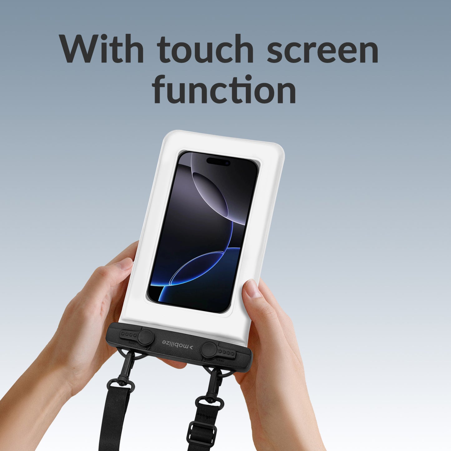 Mobilize Universal Waterproof Floating Bag IP68 incl. Lanyard White