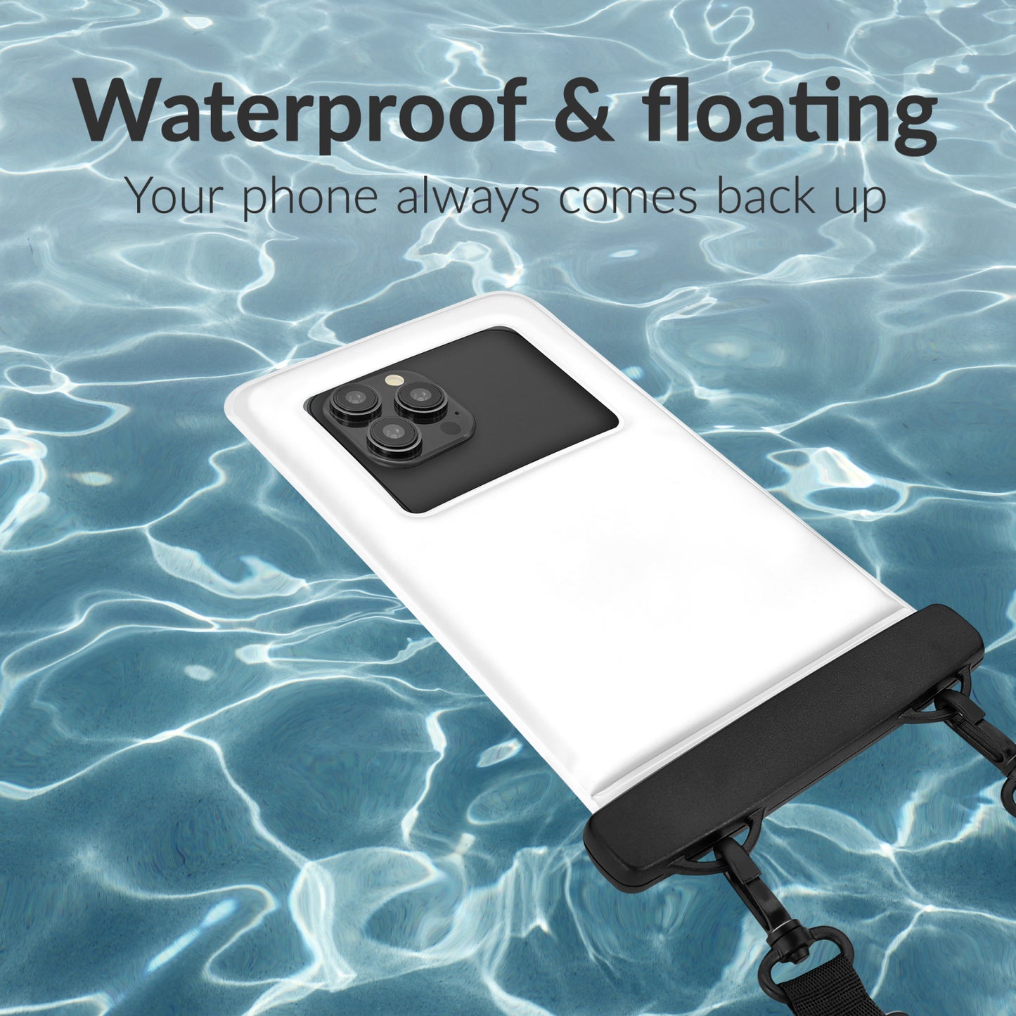 Mobilize Universal Waterproof Floating Bag IP68 incl. Lanyard White