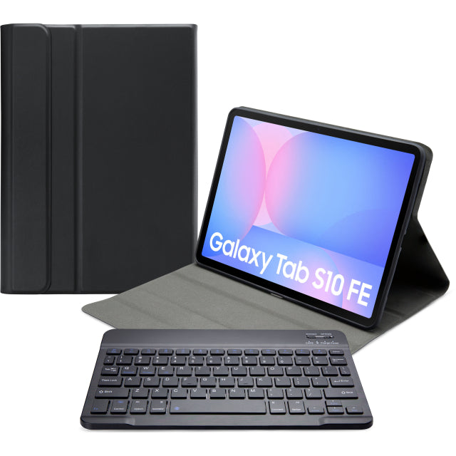 Mobilize Abnehmbare Bluetooth-Tastaturhülle Samsung Galaxy Tab S10 FE 11/S10 Lite Schwarz QWERTY