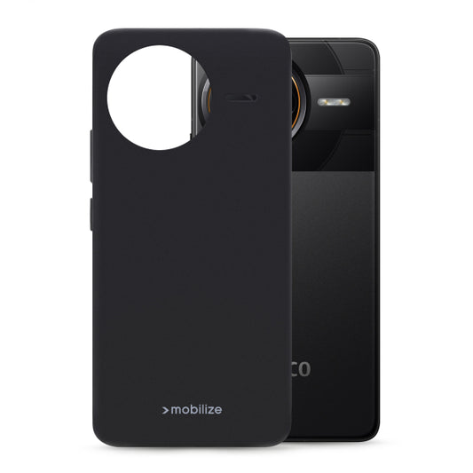 Mobilize Rubber Gelly Case Xiaomi Poco F7 Ultra Mattschwarz