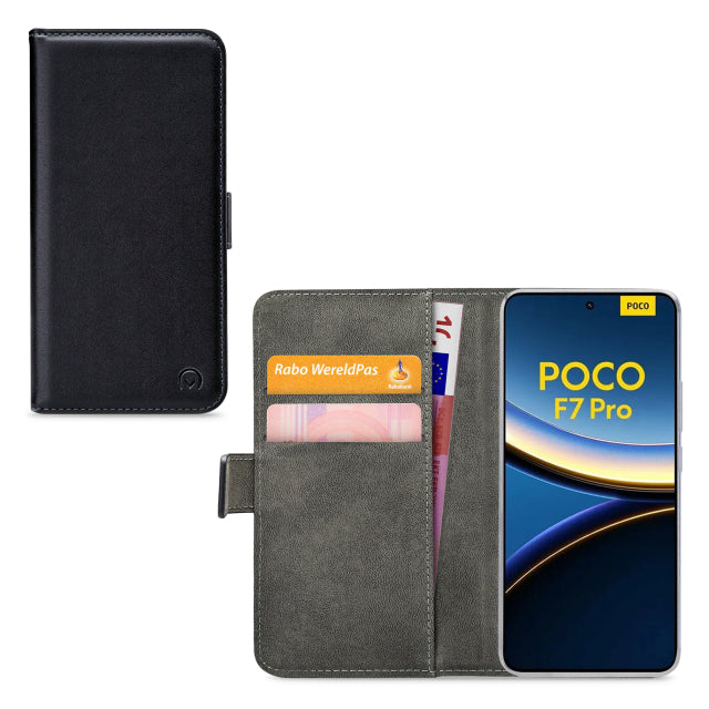 Mobilize Classic Gelly Wallet Book Case Xiaomi Poco F7 Pro Schwarz