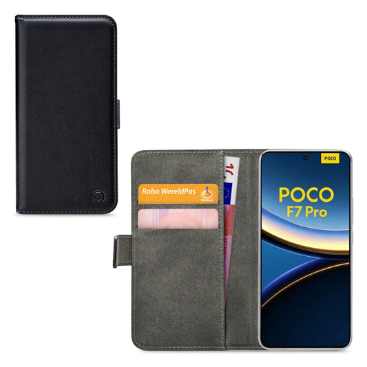 Mobilize Classic Gelly Wallet Book Case Xiaomi Poco F7 Pro Schwarz