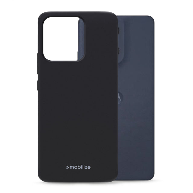 Mobilize Rubber Gelly Case Motorola Moto G86 5G Matt Schwarz